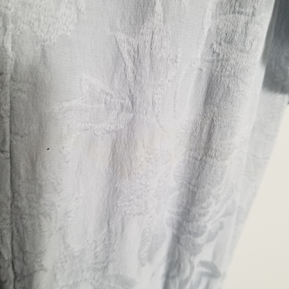 Aritzia Babaton 100% silk midi dress summer haze blue sz Medium - Picture 7 of 8